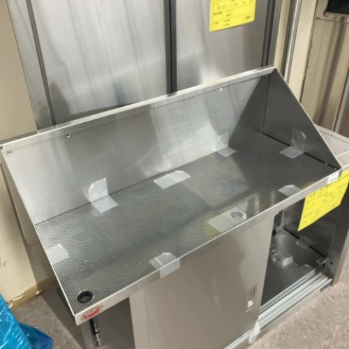 【中古】水切り平棚 幅800×奥行300×高さ250 【送料別途見積】【業務用】【飲食店 店舗 厨房機器 平棚 上棚 業務用平棚 業務用上棚】