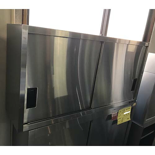 【中古】吊収納家具 東製造所(アズマ) 幅1200×奥ぶかさ300×高さ600 【貨物輸送別途積もり書き】【お役目用】【飲食店 バス発着場 勝手もと設備 吊収納家具 お役目用吊収納家具】