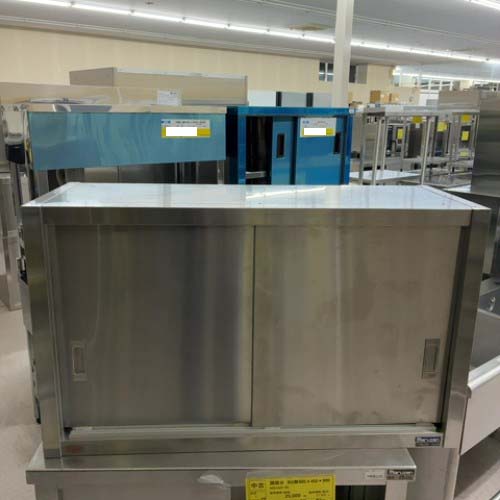 【中古】吊収納家具 幅1000×奥ぶかさ350×高さ600 【貨物輸送別途積もり書き】【お役目用】【飲食店 バス発着場 勝手もと設備 吊収納家具 お役目用吊収納家具】