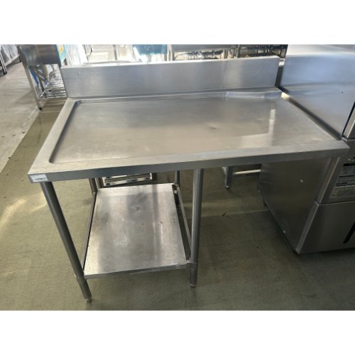 【中古】クリーンテーブル BGあり 幅1150×奥行750×高さ850 【送料別途見積】【業務用】【飲食店 店舗 厨房機器 特殊シンク 業務用特殊シンク】