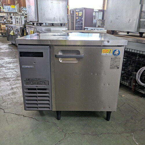 【実業界最長1年引き請ける】【中古】冷蔵冷ややかさ早見表 北沢産業 KLCW-090RM 幅900×奥ふかさ750×高さ850 【貨物輸送別途積もり書き】【お役目用】【飲食店 バス発着場 勝手もと装置 冷蔵冷ややかさ早見表 お役目用冷蔵冷ややかさ早見表】