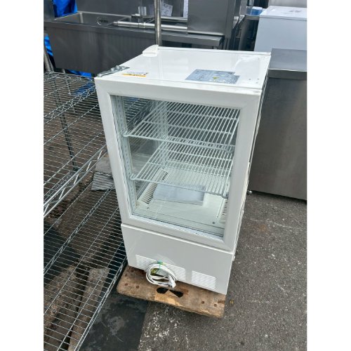 【実業家最長1年引きうける】【中古】卓上冷蔵陳列棚 サンデン・リテール取り合わせ AG-63W 幅434×奥ふかさ446×高さ854 【貨物輸送別途積もり書き】【御勤め用】【飲食店 バス発着場 勝手もと備品 卓上型陳列棚 御勤め用卓上型陳列棚】
