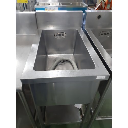 【中古】一槽シンク BGあり 幅450×奥行750×高さ850 【送料別途見積】【業務用】【飲食店 店舗 厨房機器 一槽シンク 業務用一槽シンク】 19,536円