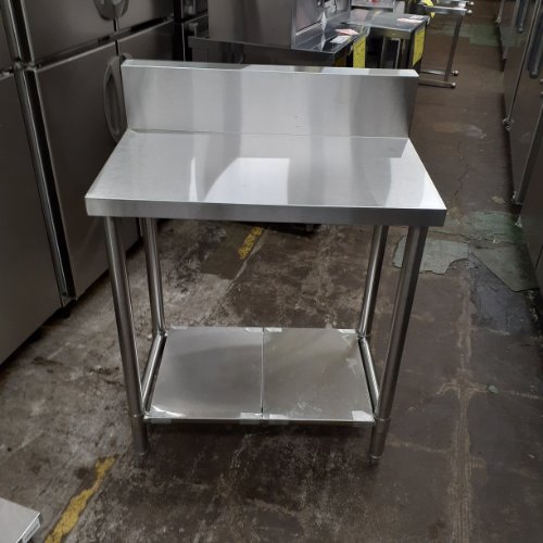 【中古】作業台 BGあり 幅700×奥行450×高さ800 【送料別途見積】【業務用】【飲食店 店舗 厨房機器 作業台 業務用作業台】