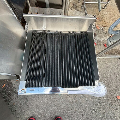 【業界最長1年保証】【中古】ハースグリラー マルゼン RCB-066TB 幅600×奥行600×高さ300 LPG(プロパンガス) 【送料別途見積】【業務用】