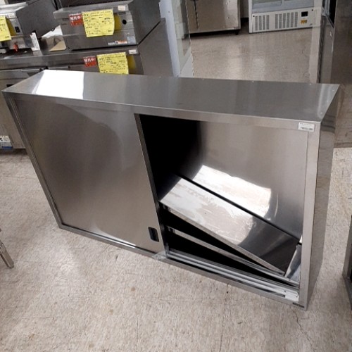 【中古】吊収納家具 タニコー 幅1500×奥ぶかさ300×高さ600 【貨物輸送別途積もり書き】【お役目用】【飲食店 バス発着場 勝手もと設備 吊収納家具 お役目用吊収納家具】