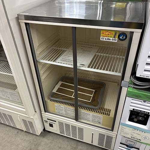 【実業界最長1年引き請ける】【中古】冷蔵陳列棚 ホシザキ SSB-63DTL 幅630×奥ふかさ450×高さ1080 【貨物輸送無料】【お役目用】【飲食店 バス発着場 勝手もと装置 冷蔵陳列棚 お役目用冷蔵陳列棚】