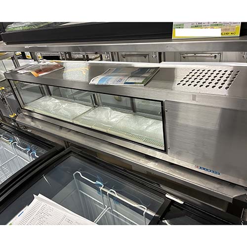 【実業家最長1年引きうける】【中古】冷蔵ネタ容れもの 大穂製造所 OHOd-M-1800 幅1800×奥ふかさ300×高さ395 【貨物輸送無料】【御勤め用】【飲食店 バス発着場 勝手もと備品 ネタ容れもの 御勤め用ネタ容れもの】