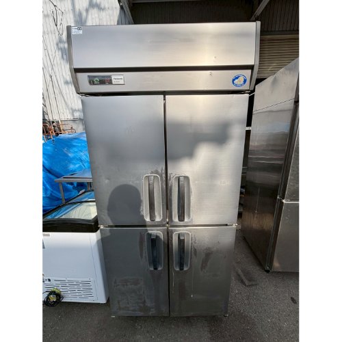 【中古】縦型電気冷蔵庫 パナソニック(Panasonic) SRR-J981VSA 幅900×奥ふかさ800×高さ1950 【貨物輸送別途積もり書き】【お役目用】【飲食店 バス発着場 勝手もと装置 電気冷蔵庫 お役目用電気冷蔵庫】