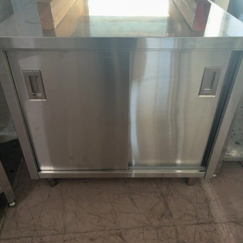 【中古】膳立て台 BGなし 幅900×奥ぶかさ750×高さ850 【貨物輸送無料】【お役目用】【飲食店 バス発着場 勝手もと設備 膳立て台 お役目用膳立て台】
