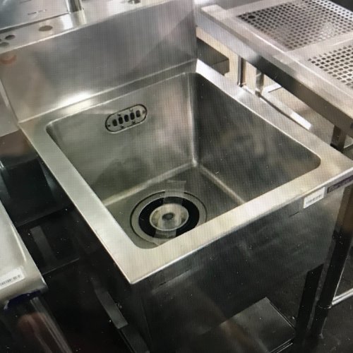 【中古】一槽シンク BGあり マルゼン 幅450×奥行600×高さ800 【送料別途見積】【業務用】【飲食店 店舗 厨房機器 一槽シンク 業務用一槽シンク】
