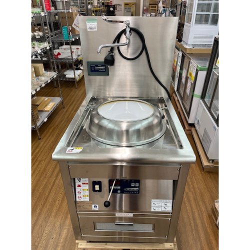 【中古】IH中華範囲 ニチワ電機 MCR-636B 幅600×奥ふかさ750×高さ750 三相200V 【貨物輸送別途積もり書き】【お役目用】【飲食店 バス発着場 勝手もと装置 中華範囲 お役目用中華範囲】
