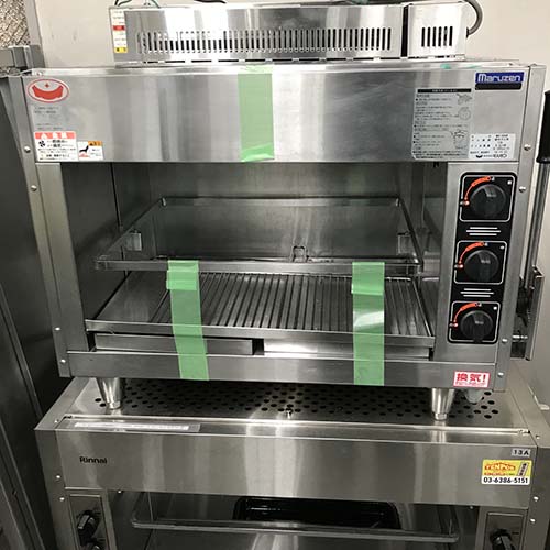 【業界最長1年保証】【中古】上火式焼物器 マルゼン MGK-084UB 幅840×奥行420×高さ610 都市ガス 【送料別途見積】【業務用】【飲食店 店舗 厨房機器 グリラー 焼物器 業務用グリラー 業務用焼物器】