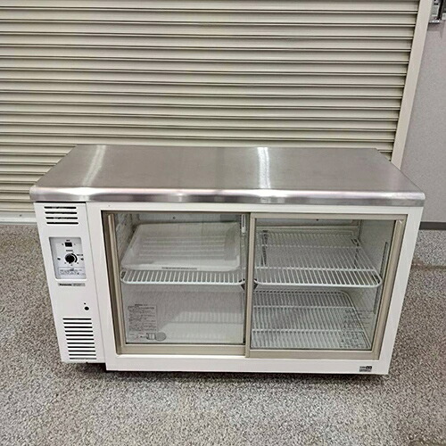 【実業界最長1年引き受ける】【中古】冷蔵陳列箱 パナソニック(Panasonic) SMR-V1241C 幅1200×奥ふかさ450×高さ800 【貨物輸送別途積もり書き】【御役目用】【飲食店 バス発着場 御厨子所計器 冷蔵陳列箱 御役目用冷蔵陳列箱】