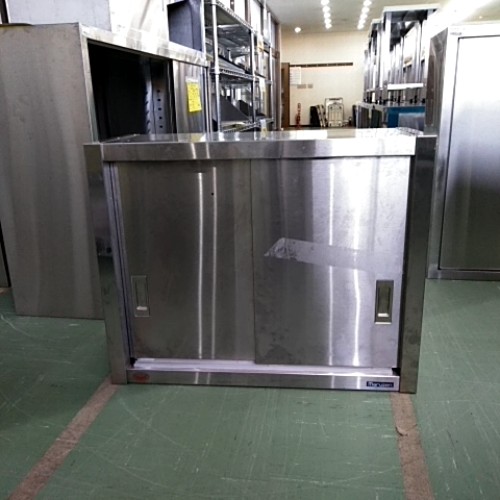 【中古】吊収納家具 幅750×奥ぶかさ300×高さ600 【貨物輸送別途積もり書き】【お役目用】【飲食店 バス発着場 勝手もと設備 吊収納家具 お役目用吊収納家具】