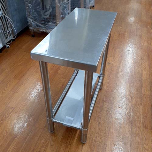 【中古】作業台 (棚一段) BGなし マルゼン 幅300×奥行650×高さ680 【送料別途見積】【業務用】【飲食店 店舗 厨房機器 作業台 業務用作業台】