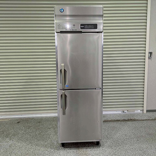 【実業家最長1年引きうける】【中古】縦型氷る電気冷蔵庫 1凍1蔵 ホシザキ HRF-63AT-ED 幅625×奥ふかさ650×高さ1910 【貨物輸送別途積もり書き】【御勤め用】【飲食店 バス発着場 勝手もと備品 氷る電気冷蔵庫 御勤め用氷る電気冷蔵庫】