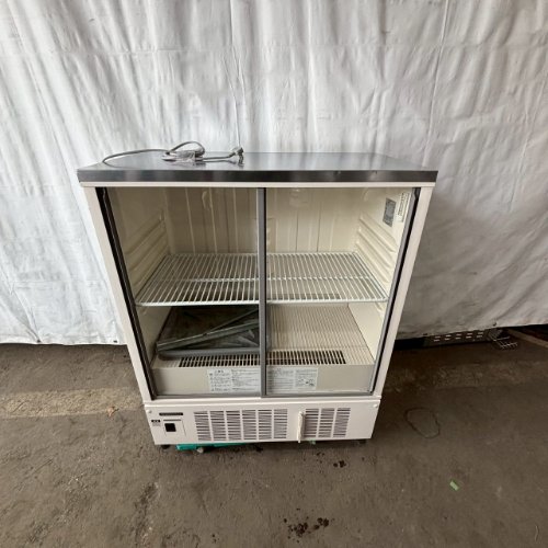 【実業家最長1年引きうける】【中古】冷蔵陳列棚 ホシザキ SSB-85CTL2 幅850×奥ふかさ450×高さ1080 【貨物輸送別途積もり書き】【御勤め用】【飲食店 バス発着場 勝手もと備品 冷蔵陳列棚 御勤め用冷蔵陳列棚】