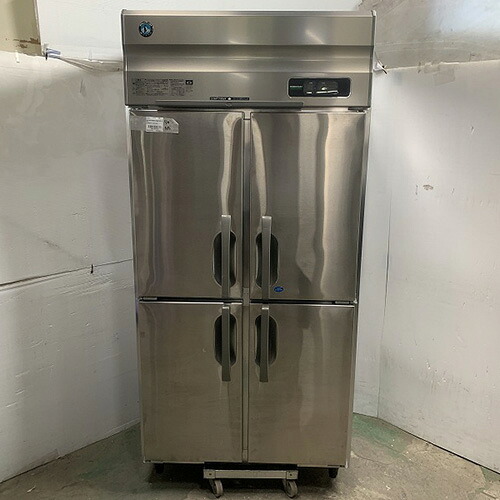 【実業家最長1年引きうける】【中古】4部屋の入り口縦型氷る電気冷蔵庫 1凍3蔵 ホシザキ HRF-90AT-1 幅900×奥ふかさ650×高さ1910 【貨物輸送別途積もり書き】【御勤め用】【飲食店 バス発着場 勝手もと備品 氷る電気冷蔵庫 御勤め用氷る電気冷蔵庫】