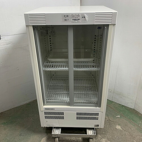 【実業家最長1年引きうける】【中古】小型冷蔵陳列棚 パナソニック(Panasonic) SMR-M92NC 幅600×奥ふかさ550×高さ1080 【貨物輸送別途積もり書き】【御勤め用】【飲食店 バス発着場 勝手もと備品 冷蔵陳列棚 御勤め用冷蔵陳列棚】