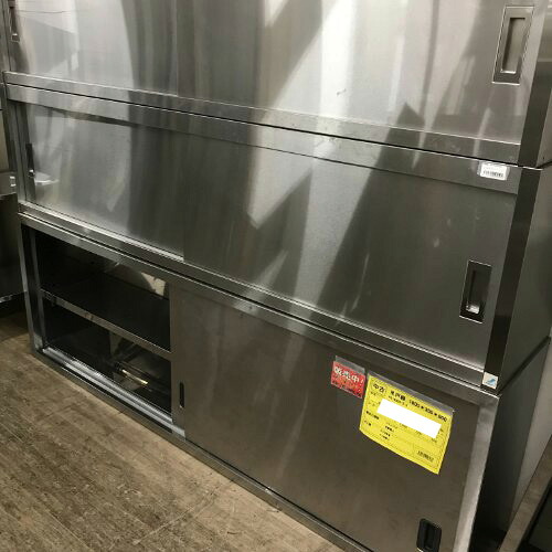 【中古】吊戸棚 シンコー 幅1800×奥行350×高さ450 【送料別途見積】【業務用】【飲食店 店舗 厨房機器 吊戸棚 業務用吊戸棚】