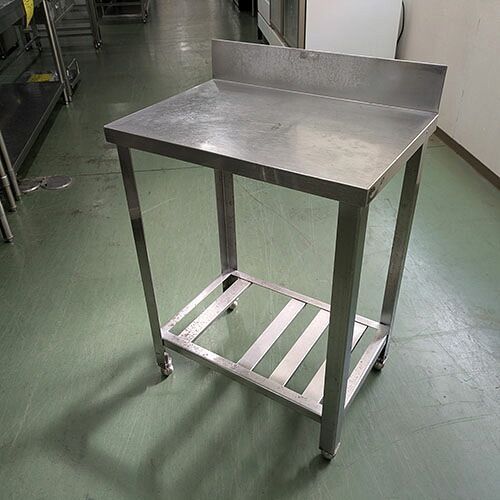 【中古】作業台 BGあり 幅600×奥行400×高さ800 【送料別途見積】【業務用】【飲食店 店舗 厨房機器 作業台 業務用作業台】 9,768円