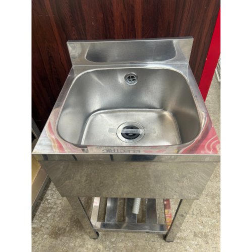 【中古】一槽シンク BGあり 幅450×奥行450×高さ850 【送料別途見積】【業務用】【飲食店 店舗 厨房機器 一槽シンク 業務用一槽シンク】