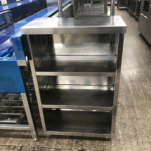 【中古】置き棚 中棚2段付き添い人 BGなし 幅620×奥ぶかさ320×高さ980 【貨物輸送別途積もり書き】【お役目用】【飲食店 バス発着場 勝手もと設備 仕合わせ シェルフ お役目用仕合わせ お役目用シェルフ】