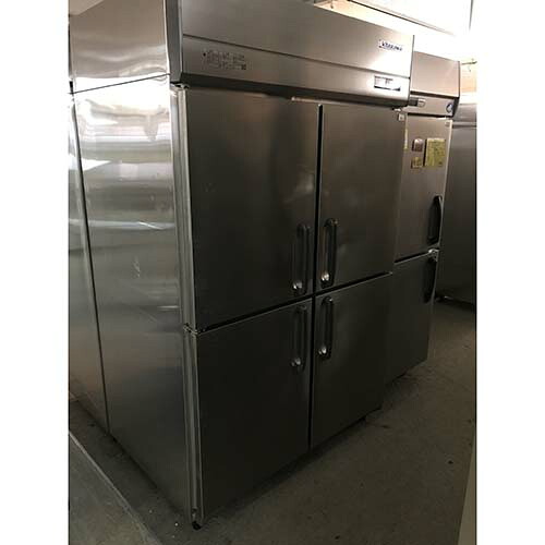 【実業家最長1年引き請ける】【中古】縦型冷凍器 北沢産業 KGRD-124FMD-F 幅1200×奥ふかさ800×高さ1950 三相200V 【貨物輸送別途積もり書き】【御役目用】【飲食店 バス発着場 勝手もと装具 冷凍器 御役目用冷凍器】