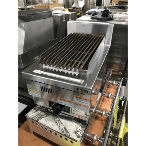 【実業界最長1年引き請ける】【中古】ハースグリラー タニコー N-TGH-35 幅260×奥ふかさ500×高さ600 LPG(プロパンガス) 【貨物輸送別途積もり書き】【お役目用】【飲食店 バス発着場 勝手もと装置 グリラー 焼物器 お役目用グリラー お役目用焼物器】