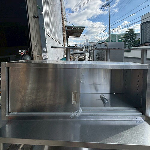 【中古】吊収納家具 マルゼン 幅1310×奥ぶかさ350×高さ500 【貨物輸送別途積もり書き】【お役目用】【飲食店 バス発着場 勝手もと設備 吊収納家具 お役目用吊収納家具】