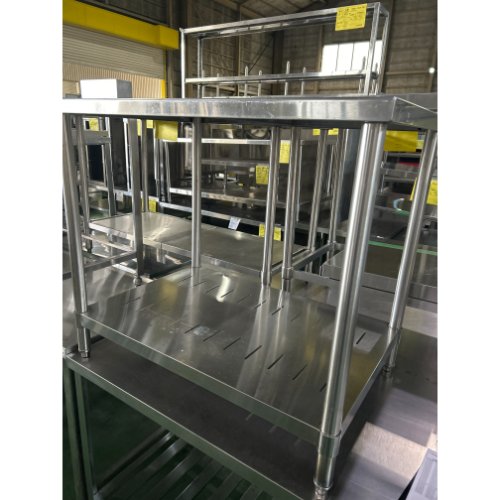 【中古】作業台 BGなし 幅900×奥行600×高さ800 【送料別途見積】【業務用】【飲食店 店舗 厨房機器 作業台 業務用作業台】