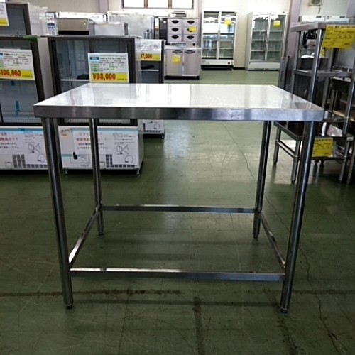 【中古】作業台 BGなし 幅950×奥行700×高さ850 【送料別途見積】【業務用】【飲食店 店舗 厨房機器 作業台 業務用作業台】