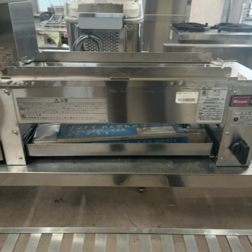 【中古】焼物機 リンナイ(Rinnai) RGK-61D 幅606×奥行209×高さ216 LPG(プロパンガス) 【送料無料】【業務用】【飲食店 店舗 厨房機器 グリラー 焼物器 業務用グリラー 業務用焼物器】
