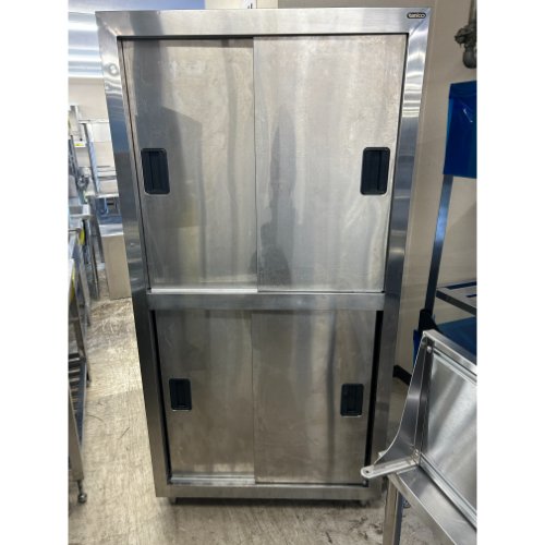 【中古】食器棚 幅900×奥行600×高さ1800 【送料別途見積】【業務用】【飲食店 店舗 厨房機器 食器棚 業務用食器棚】
