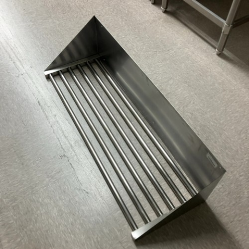 【中古】パイプ棚 背板付き 幅900×奥行300×高さ250 【送料別途見積】【業務用】【飲食店 店舗 厨房機器 パイプ棚 業務用パイプ棚】