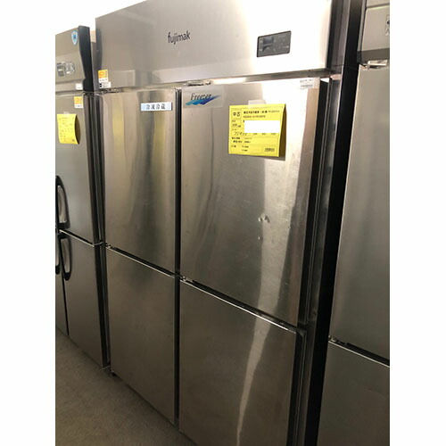 【業界最長1年保証】【中古】縦型冷凍冷蔵庫 1凍3蔵 フジマック FR1280FKiX 幅1200×奥行805×高さ1950 【送料別途見積】【業務用】【飲食店 店舗 厨房機器 冷凍冷蔵庫 業務用冷凍冷蔵庫】