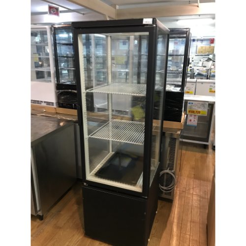 【実業家最長1年引きうける】【中古】四面硝子冷蔵陳列棚 サンデン・リテール取り合わせ AGV-150XB 幅500×奥ふかさ535×高さ1608 【貨物輸送別途積もり書き】【御勤め用】【飲食店 バス発着場 勝手もと備品 タテ型陳列棚 御勤め用タテ型陳列棚】