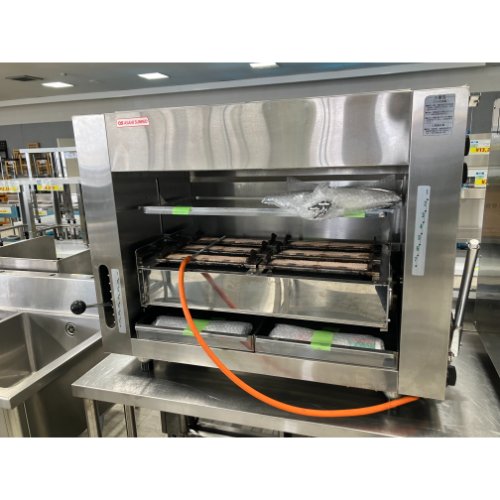 【業界最長1年保証】【中古】両面式焼物器 アサヒサンレッド SGR-90 幅1035×奥行535×高さ770 LPG(プロパンガス) 【送料別途見積】【業務用】【飲食店 店舗 厨房機器 グリラー 焼物器 業務用グリラー 業務用焼物器】 137,500円
