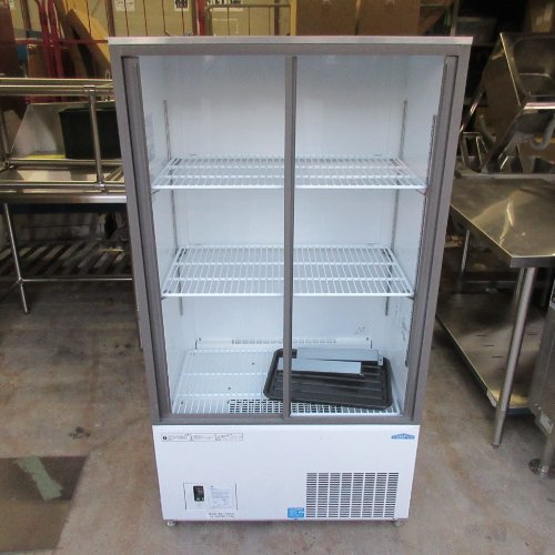 【実業家最長1年引きうける】【中古】冷蔵陳列棚 テンポスオリジナル TBCR-845L 幅750×奥ふかさ450×高さ1410 【貨物輸送別途積もり書き】【御勤め用】【飲食店 バス発着場 勝手もと備品 冷蔵陳列棚 御勤め用冷蔵陳列棚】