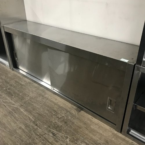 【中古】吊収納家具 幅1600×奥ぶかさ350×高さ600 【貨物輸送別途積もり書き】【お役目用】【飲食店 バス発着場 勝手もと設備 吊収納家具 お役目用吊収納家具】