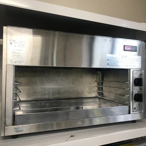 【中古】上火式焼物機 リンナイ(Rinnai) RGP-62SV 幅630×奥ふかさ310×高さ395 都市屁っ放り 【貨物輸送別途積もり書き】【お役目用】【飲食店 バス発着場 勝手もと装置 グリラー 焼物器 お役目用グリラー お役目用焼物器】