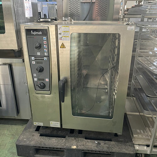 【業界最長1年保証】【中古】コンビオーブン フジマック FCCMP101G 幅847×奥行771×高さ1042 三相200V LPG(プロパンガス) 【送料別途見積】【業務用】【飲食店 店舗 厨房機器 オーブン 業務用オーブン】
