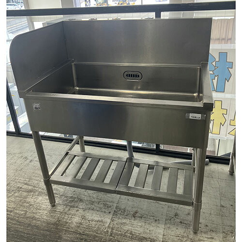 【中古】舟形シンク BGあり 幅900×奥行600×高さ800 【送料別途見積】【業務用】【飲食店 店舗 厨房機器 舟形シンク 業務用舟形シンク】|厨房機器と店舗用品 TENPOS