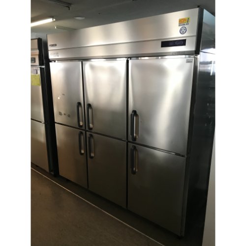 【実業界最長1年引き受ける】【中古】縦型凍結器 フクシマ小峡谷花の冠(福島製作) GRD-186FMD 幅1800×奥ぶかさ800×高さ1950 三相200V 【貨物輸送別途積もり書き】【お役目用】【飲食店 バス発着場 勝手もと設備 凍結器 お役目用凍結器】