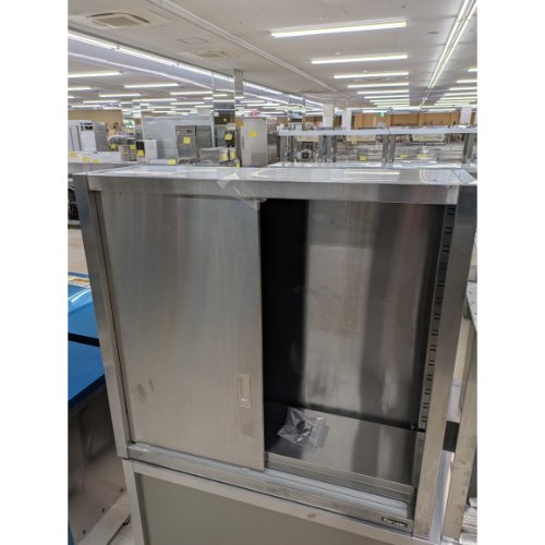 【中古】吊収納家具 幅950×奥ぶかさ300×高さ900 【貨物輸送別途積もり書き】【お役目用】【飲食店 バス発着場 勝手もと設備 吊収納家具 お役目用吊収納家具】