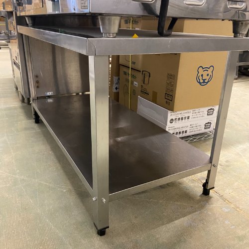 【中古】コンロ台 幅1200×奥行600×高さ600 【送料別途見積】【業務用】【飲食店 店舗 厨房機器 ガス台 業務用ガス台】