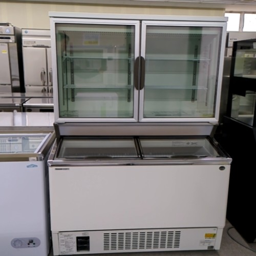 【業界最長1年保証】【中古】冷凍ショーケース パナソニック(Panasonic) SCR-D120NB 幅1204×奥行799×高さ1665 【送料別途見積】【業務用】【飲食店 店舗 厨房機器 冷凍ショーケース 業務用冷凍ショーケース】