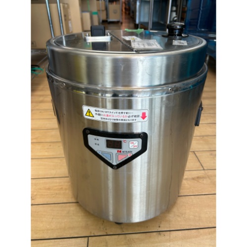 【中古】吸いものジャー 熱研 NMW-168 幅330×奥ふかさ330×高さ440 【貨物輸送別途積もり書き】【御勤め用】【飲食店 バス発着場 勝手もと備品 ウォーマー 御勤め用吸いものジャー】