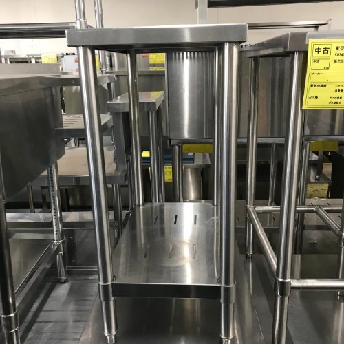 【中古】脇台 BGなし 幅370×奥行600×高さ800 【送料別途見積】【業務用】【飲食店 店舗 厨房機器 作業台 業務用作業台】